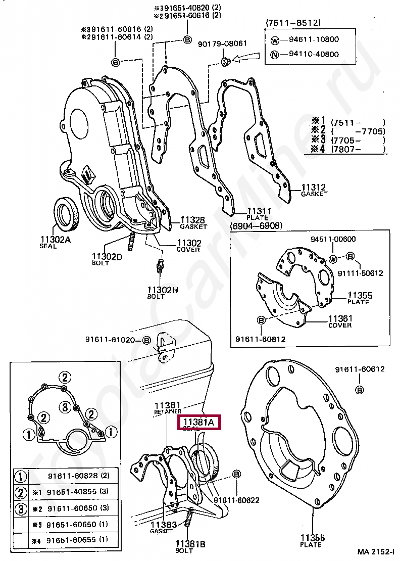 SEAL, ENGINE REAR OIL SEAL, ENGINE REAR OIL 9031170075