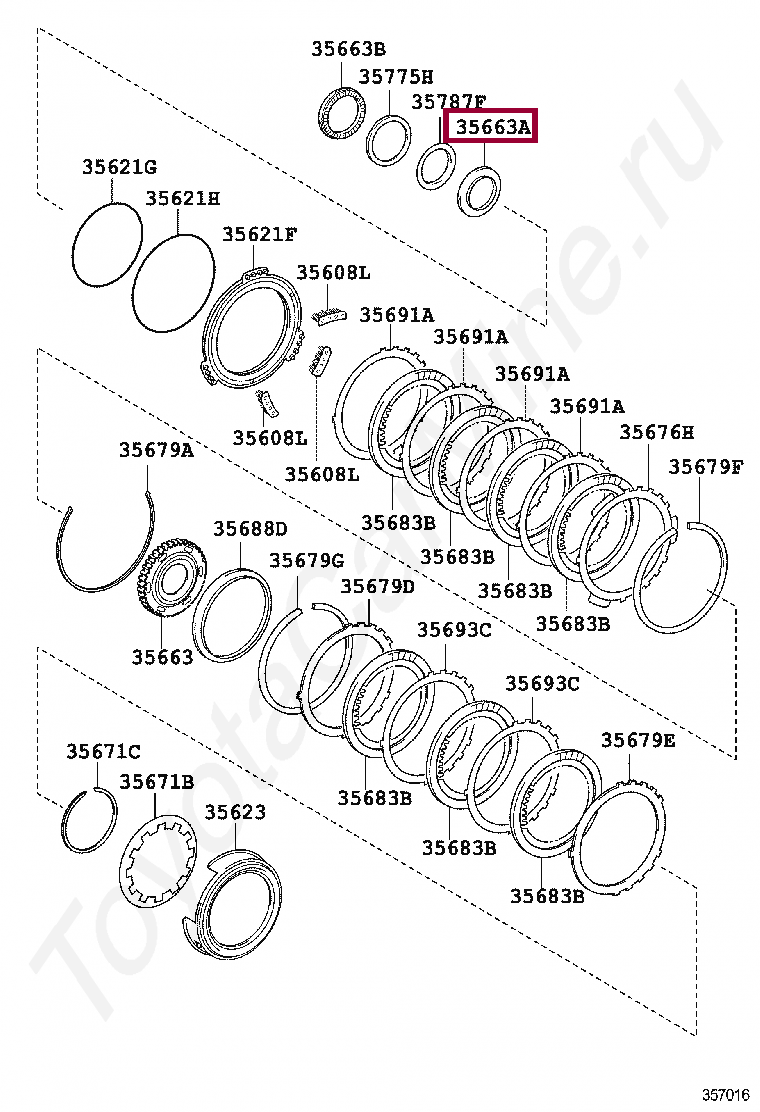 BEARING, THRUST NEEDLE ROLLER, NO.1 BEARING, THRUST NEEDLE ROLLER, NO.1 9037462009