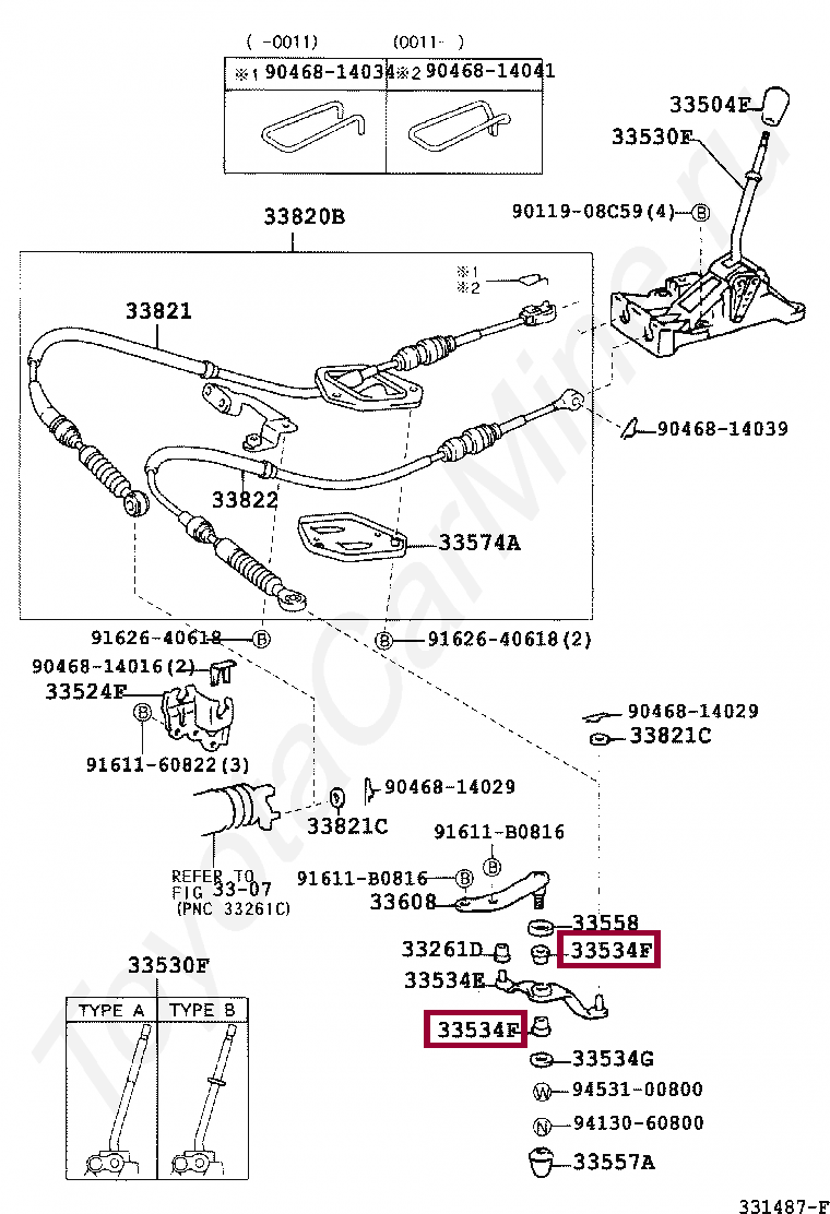 BUSH (FOR SELECTING BELLCRANK NO.2) BUSH (FOR SELECTING BELLCRANK NO.2) 9038612022