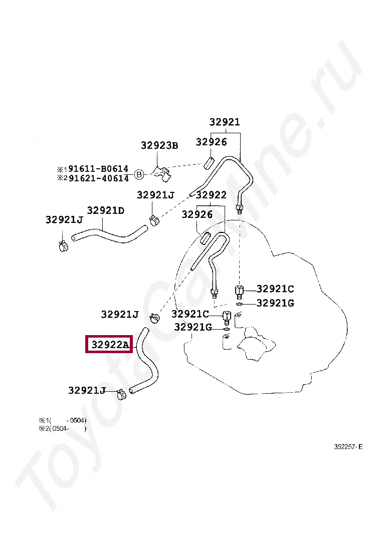 Шланг акпп Шланг акпп 9044515050