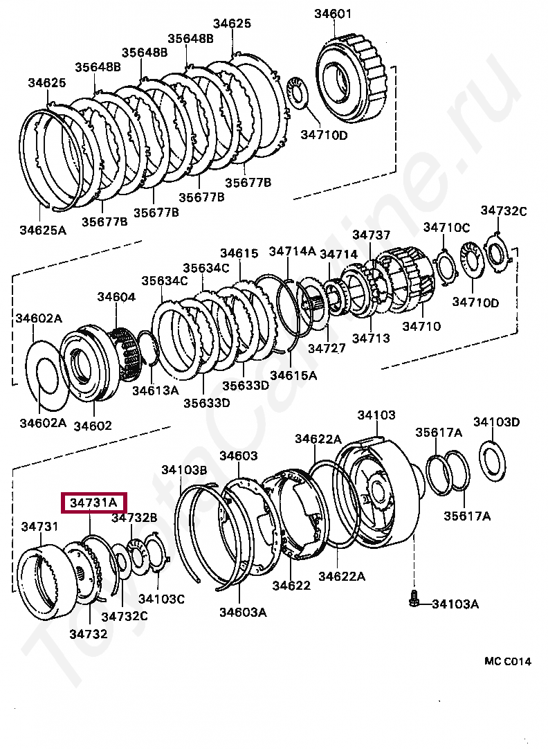 RING, HOLE SNAP (FOR REAR PLANETARY RING GEAR) RING, HOLE SNAP (FOR REAR PLANETARY RING GEAR) 9052199024