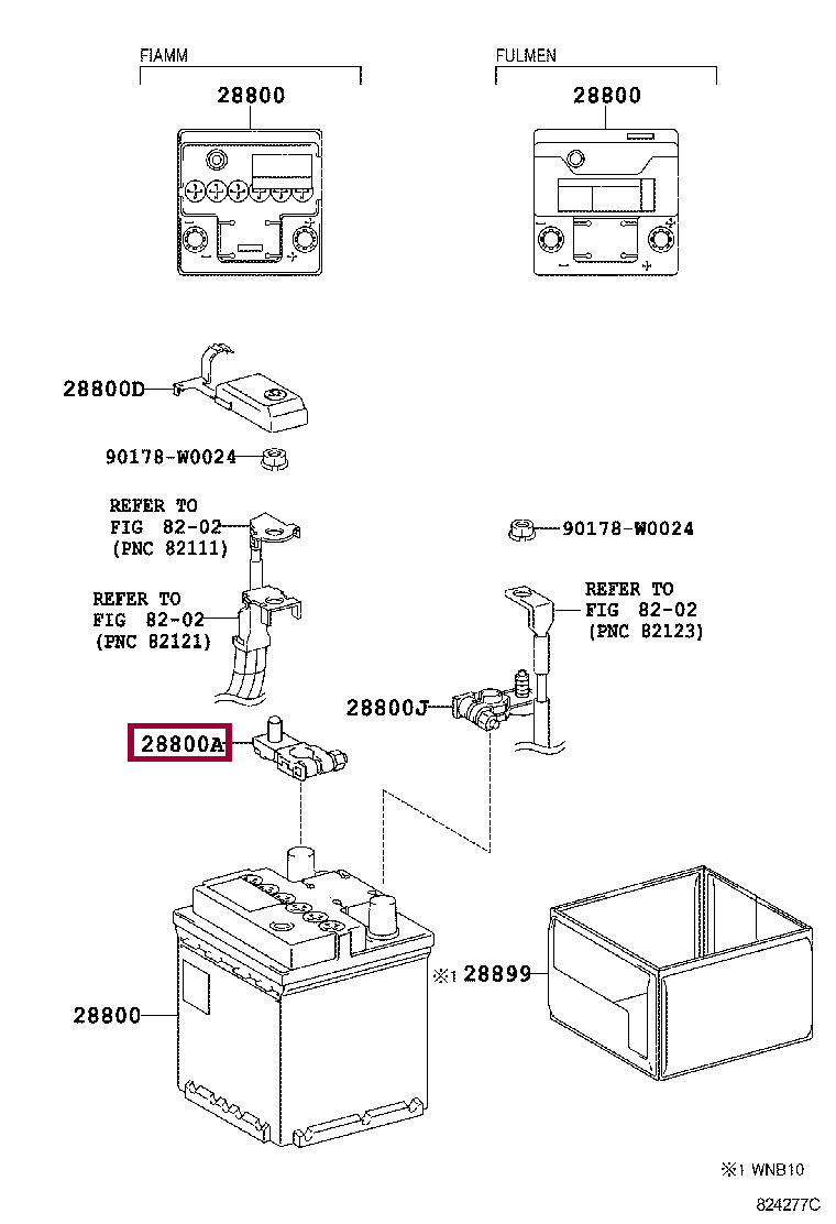 TERMINAL, BATTERY POSITIVE TERMINAL, BATTERY POSITIVE 9098205056