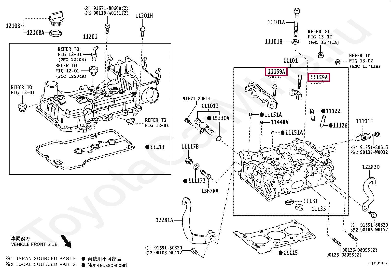 BOLT(FOR HEAD TO CAMSHAFT BEARING CAP) BOLT(FOR HEAD TO CAMSHAFT BEARING CAP) 9155180614